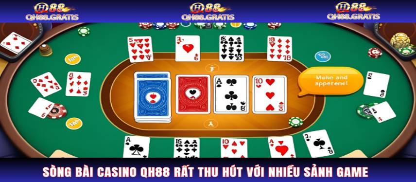Qh88 Sòng bài casino QH88 rất thu hút với nhiều sảnh game