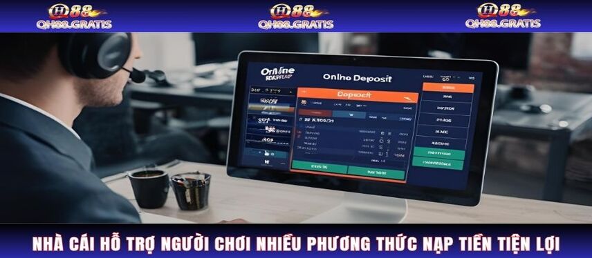 Nạp Tiền Nhà cái hỗ trợ người chơi nhiều phương thức nạp tiền tiện lợi