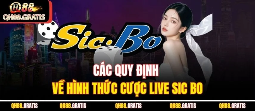 Live Sic Bo - Cách Chơi Chuẩn Dành Cho Game Thủ QH88 Các quy định về hình thức cược Live Sic Bo
